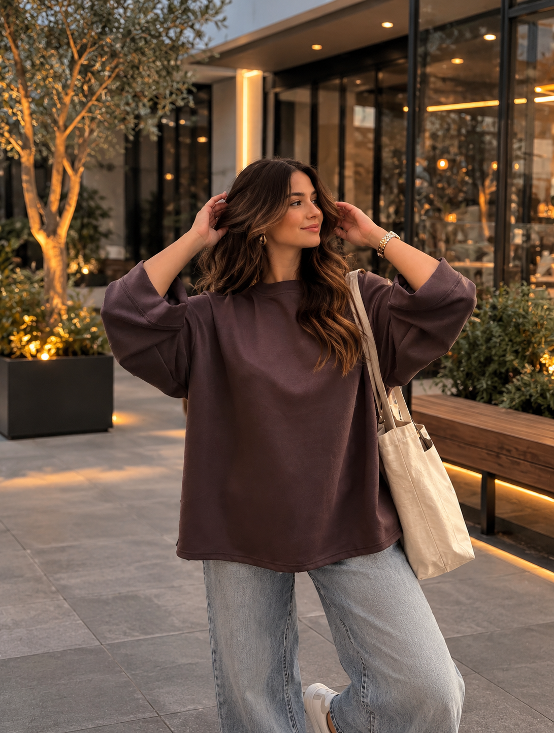 Haut oversize Lisa
